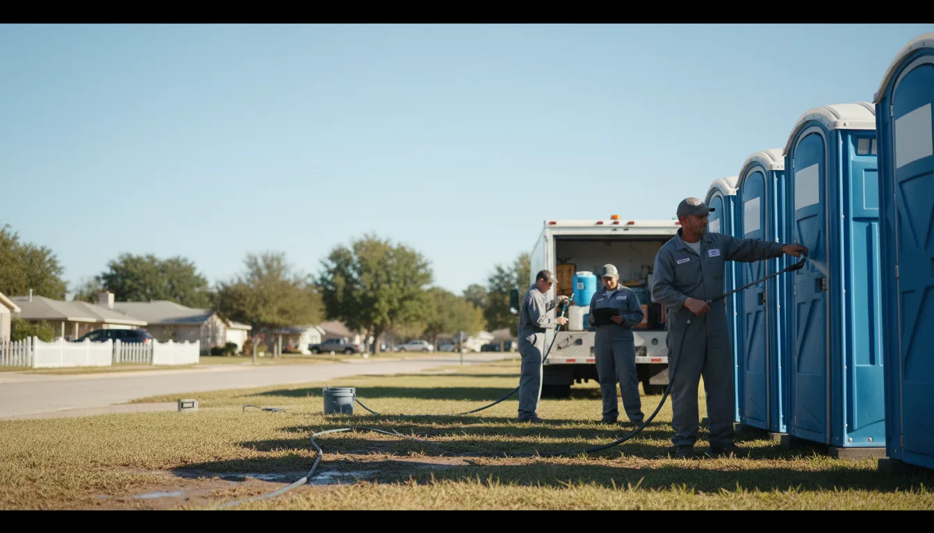 Long-Term Portable Toilet Rental in Moore, TX near me